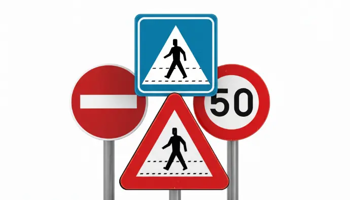 Officiële verkeersborden belgie